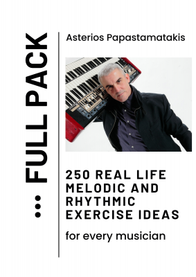 Asterios Papastamatakis – 250 Real-life Melodic and Rhythmic Exercise Ideas - Jazz and Blues - For All Musicians - PDF Download